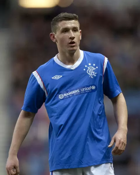 Fraser Aird's Thrilling Performance: Rangers U17s vs Celtic U17s at the 2012 Glasgow Cup Final, Ibrox Stadium