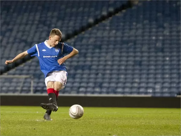 Rangers U17s vs Celtic U17s: Tom Walsh's Decisive Penalty in the Thrilling Glasgow Cup Final Shootout at Ibrox Stadium (2012)