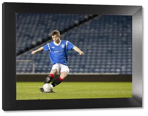 Rangers U17s vs Celtic U17s: Charlie Telfer's Decisive Penalty in the Thrilling Glasgow Cup Final Shootout at Ibrox Stadium (2012)