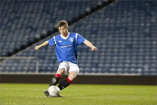 Rangers U17s vs Celtic U17s: Charlie Telfer's Decisive Penalty in the Thrilling Glasgow Cup Final Shootout at Ibrox Stadium (2012)