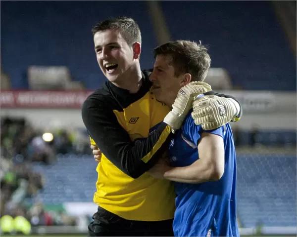 Ibrox Thriller: Liam Kelly's Double Penalty Save Secures Glasgow Cup for Rangers (2012)