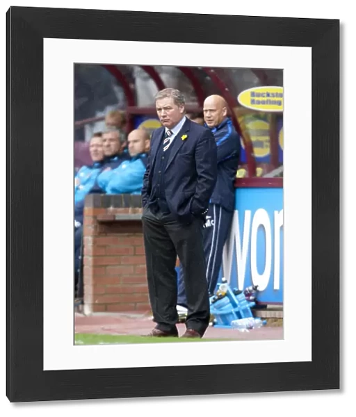 Ally McCoist and Rangers Celebrate 3-0 Victory over Heart of Midlothian at Tynecastle Stadium