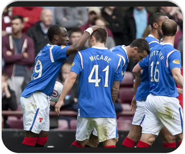 Rangers: Sone Aluko's Thrilling Goal Secures 3-0 Victory Over Heart of Midlothian at Tynecastle Stadium