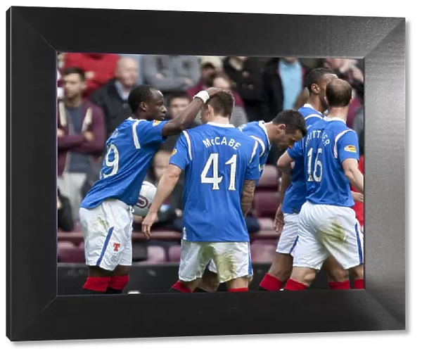 Rangers: Sone Aluko's Thrilling Goal Secures 3-0 Victory Over Heart of Midlothian at Tynecastle Stadium
