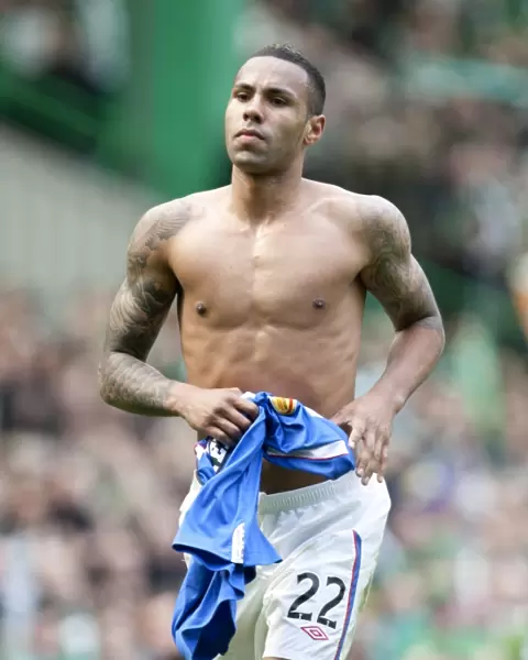 Rangers Kyle Bartley Embraces Victory and Throws Shirt to Fans: Celtic 3-0 Rangers