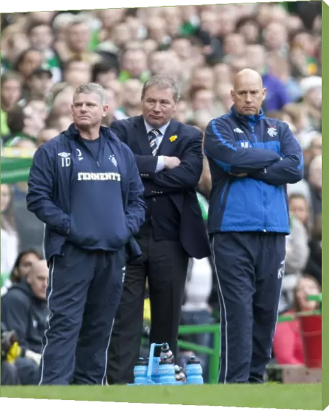 Rangers Coaches Witness Celtic's Triumph: 3-0 Victory in the Scottish Premier League