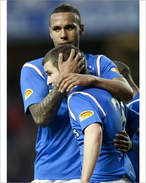 Rangers Glory: Five-Goal Blitz - Bartley and Ness Celebrate Victory over Dundee United (5-0)