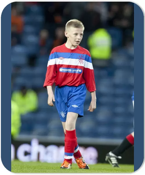 Rangers U11 & 12s Shine at Ibrox: Half-Time Fun during Rangers 5-0 Clydesdale Bank Scottish Premier League Victory over Dundee United
