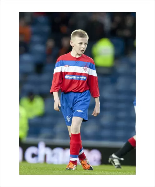 Rangers U11 & 12s Shine at Ibrox: Half-Time Fun during Rangers 5-0 Clydesdale Bank Scottish Premier League Victory over Dundee United