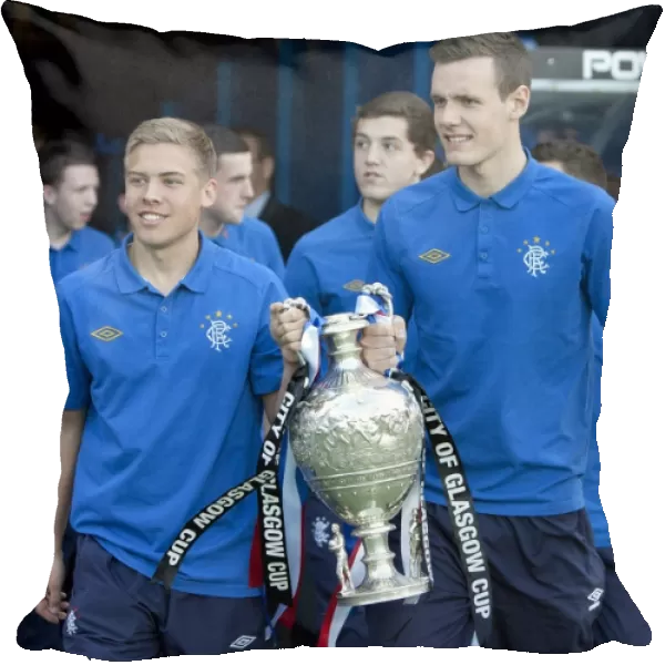 Rangers U17s: Andy Murdoch and Jordan Wilson Celebrate Glasgow Cup Victory with a 5-0 Win Over Dundee United at Ibrox Stadium