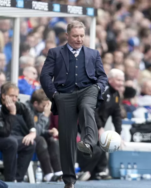 Ally McCoist at the Helm: A Tactical Battle - Rangers 0-0 Motherwell, Clydesdale Bank Scottish Premier League, Ibrox Stadium