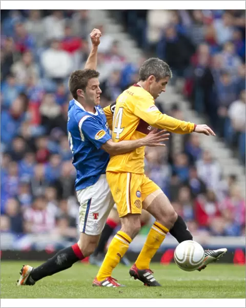 A Battle at Ibrox: Rangers vs Motherwell - Andy Little vs Keith Lasley - 0-0 Stalemate