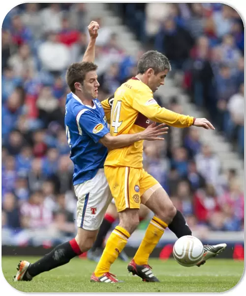 A Battle at Ibrox: Rangers vs Motherwell - Andy Little vs Keith Lasley - 0-0 Stalemate