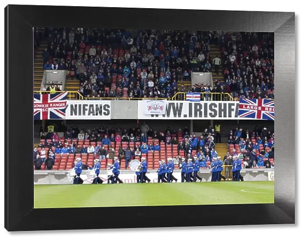 Rangers vs. Linfield at Windsor Park: Pre-Match Flute Band Performance (2-0)