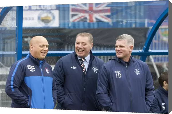 Ally McCoist's Light-Hearted Moment: Rangers 2-0 Victory over Linfield at Windsor Park - McCoist Jokes with Kenny McDowall and Ian Durrant