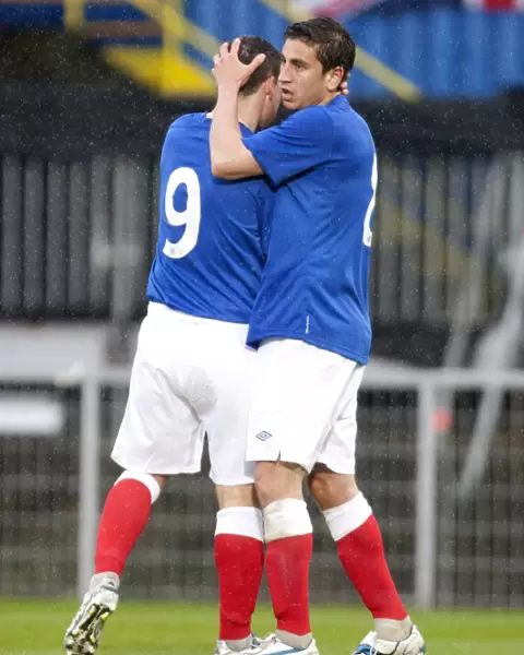 Unstoppable Rangers Duo: Bedoya and Healy Celebrate Goals Against Linfield (2-0)