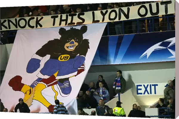 A Sea of Blue and White: Rangers FC's Champions League Debut - 3-0 Defeat to Olympique Lyonnais