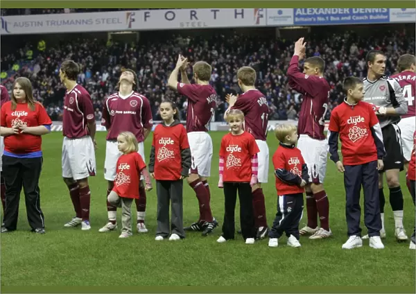 Rangers 2-1 Victory over Hearts: Joyful Cash for Kids Mascots Celebrate at Ibrox