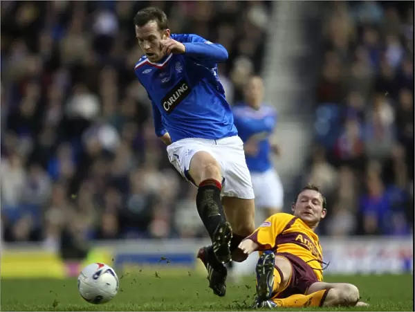Charlie Adam's Brilliant Performance: Rangers 3-1 Victory Over Motherwell in the Clydesdale Bank Premier League