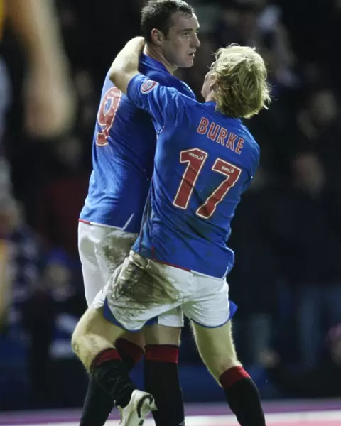 Thrilling Third: Kris Boyd Scores for Rangers in a 3-1 Victory over Motherwell at Ibrox Stadium