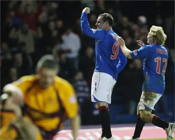 Thrilling Third: Kris Boyd Scores for Rangers against Motherwell at Ibrox (3-1)