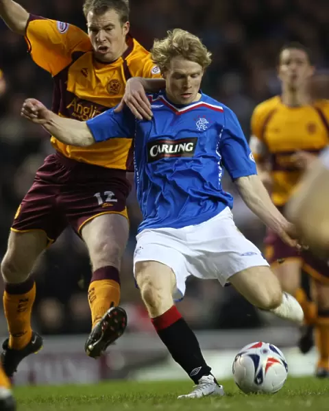 Chris Burke Scores the Game-Winning Goal: Rangers 3-1 Motherwell at Ibrox Stadium (Clydesdale Bank Premier League)