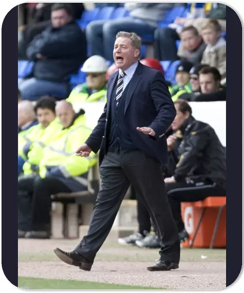 Ally McCoist and Rangers Celebrate 4-0 Victory Over St. Johnstone in Scottish Premier League