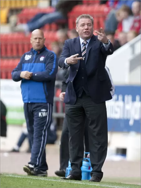 Rangers 4-0 Triumph Over St. Johnstone: Ally McCoist Celebrates with His Team