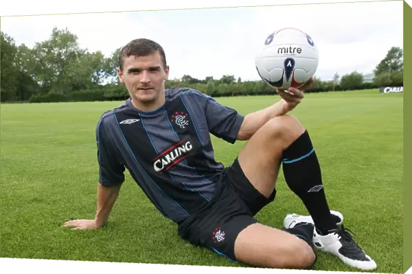 Rangers Football Club: Unveiling the New Third Kit at Murray Park with Lee McCulloch and the Team
