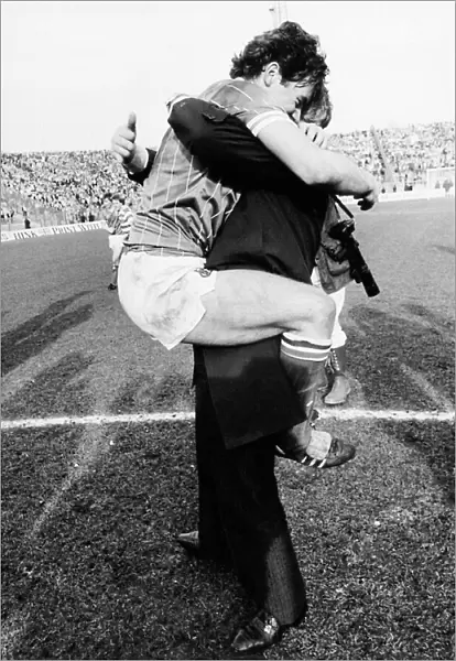 Rangers Glory: McCoist and Wallace's Embrace After Historic 3-2 Scottish League Cup Final Victory over Celtic