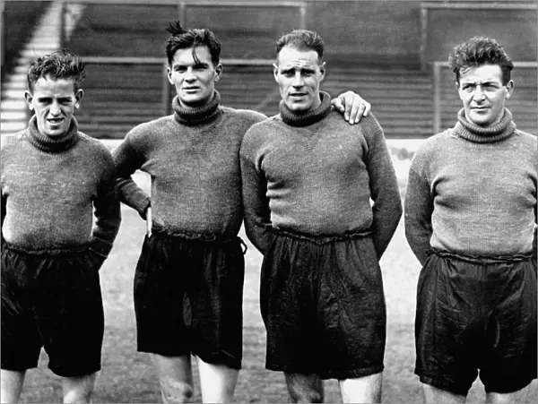 Training Sessions of Rangers Football Club Legends: Main, Dawson, Simpson, and Archibald (Scottish Soccer, Division One)