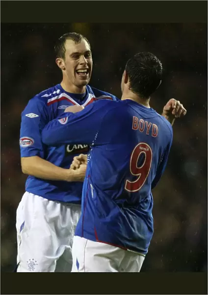 Rangers Double Delight: Whittaker and Boyd Celebrate Goals in 4-0 Victory over St Mirren (Clydesdale Premier League, Ibrox)