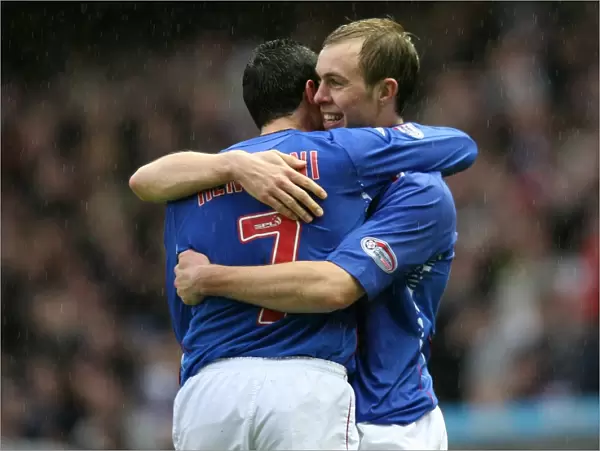 Rangers Whittaker and Weir: Jubilant Moment as Rangers Thrash St. Mirren 4-0 in Clydesdale Premier League Soccer
