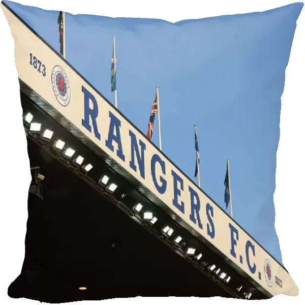 Thrilling Moment at Ibrox: Rangers Lead 2-0 Against Falkirk in the Clydesdale Bank Premier League