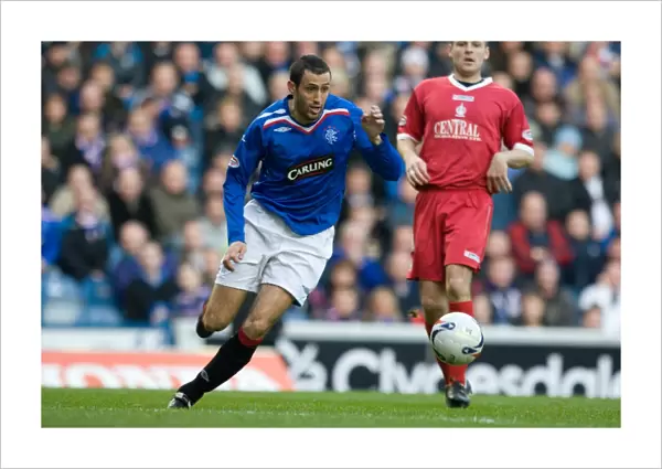 Rangers Brahim Hemdani Scores Stunning Goal: 2-0 vs. Falkirk in Scottish Premier League at Ibrox
