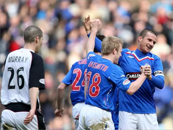 Rangers Soccer Team: Steven Naismith Scores Brace, Doubling Lead Over Gretna (4-2) at Ibrox - Barry Ferguson's Euphoric Reaction