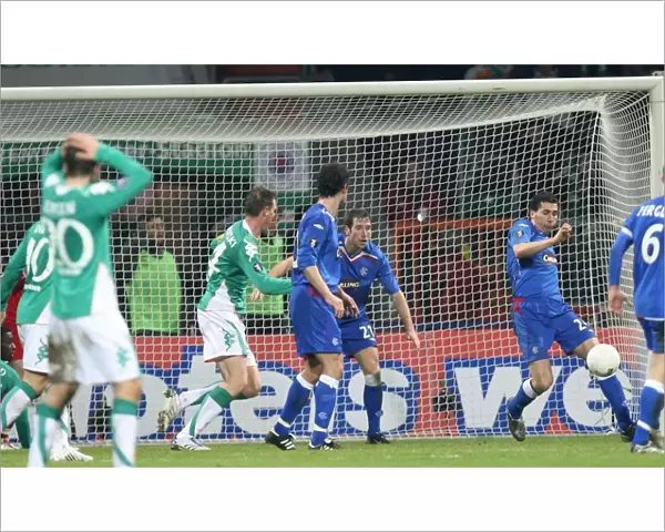 Carlos Cuellar's Last-Minute Heroics: Rangers Edge Werder Bremen 1-0 in UEFA Cup Drama