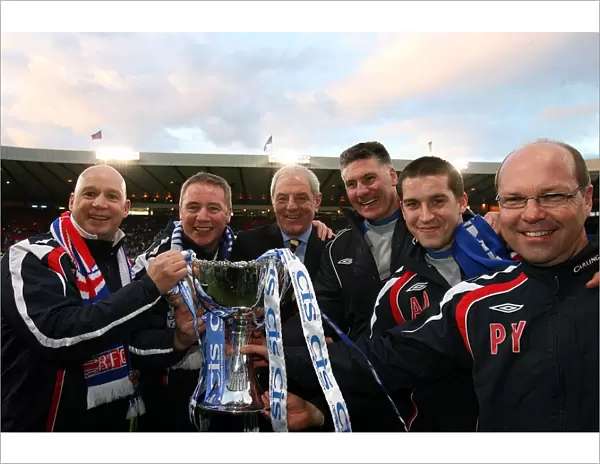 Rangers Football Club: Walter Smith's Team Celebrates CIS Insurance Cup Victory over Dundee United (2008)