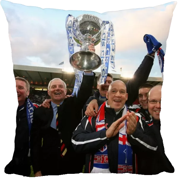 Rangers Football Club: Triumph in the CIS Insurance Cup - Walter Smith, Kenny McDowell, Ally McCoist, Adam Owen, and Pip Yeates Celebrate Victory over Dundee United (2008)