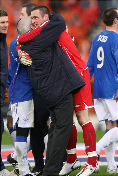 Rangers FC: Walter Smith's Team Triumphs in the 2008 CIS League Cup Final - Rangers vs Dundee United, Hampden Park (Allan McGregor's Victory Celebration)