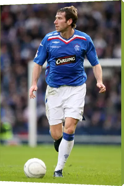 Rangers FC: Kirk Broadfoot Celebrates CIS Insurance Cup Victory over Dundee United (2008)