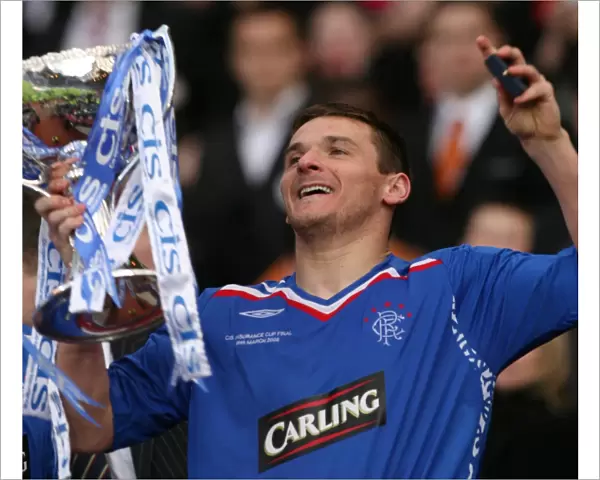 Rangers FC: Lee McCulloch Lifts the 2008 CIS League Cup