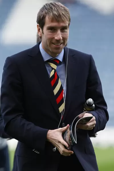 Rangers FC: Kirk Broadfoot Celebrates CIS Cup Victory over Dundee United at Hampden Park (2008 League Cup Win)