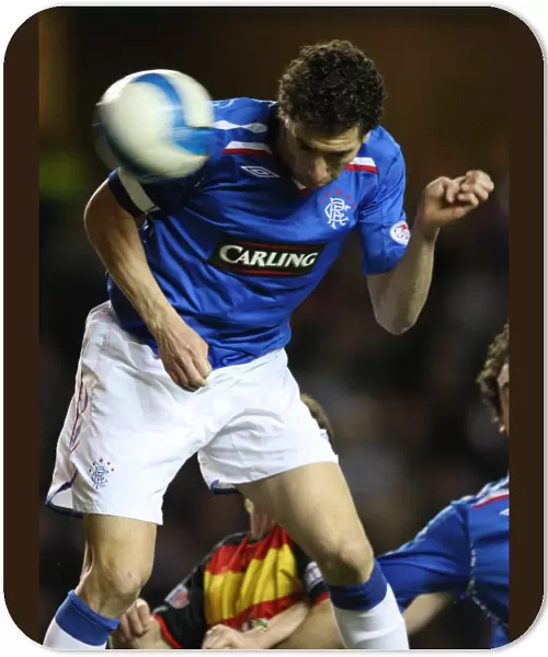 Determined Carlos Cuellar: A Scottish Cup Battle at Ibrox - Rangers vs Partick Thistle (1-1)