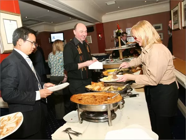 An Evening with the Stars: Charity Event at Ibrox - Rangers Football Club (2008) - Buffet Served
