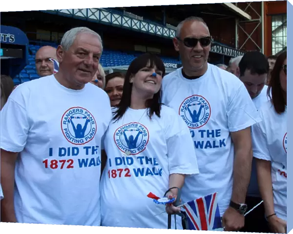 Sea of Supporters: The 1872 Walk at Ibrox Stadium
