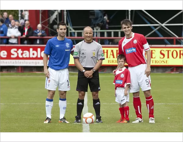 Rangers vs Brechin City in Ramsden Cup First Round: Carlos Bocanegra and Ewan Moyes Lead the Teams Out