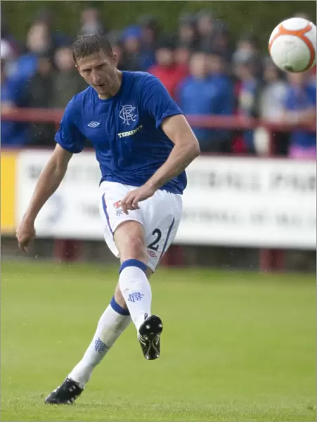 Dorin Goian Scores the Game-Winning Goal for Rangers against Brechin City in Ramsden's Cup First Round (1-2)