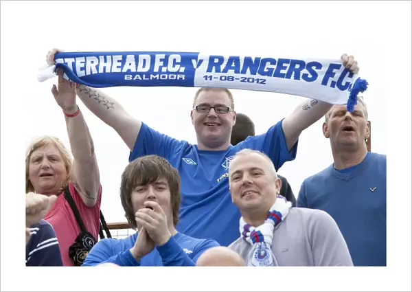 Rangers Football Club: A Fierce Rivalry - Passionate Supporters in the Stands (Peterhead vs Rangers 2-2)