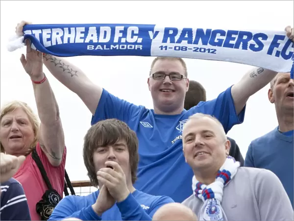 Rangers Football Club: A Fierce Rivalry - Passionate Supporters in the Stands (Peterhead vs Rangers 2-2)